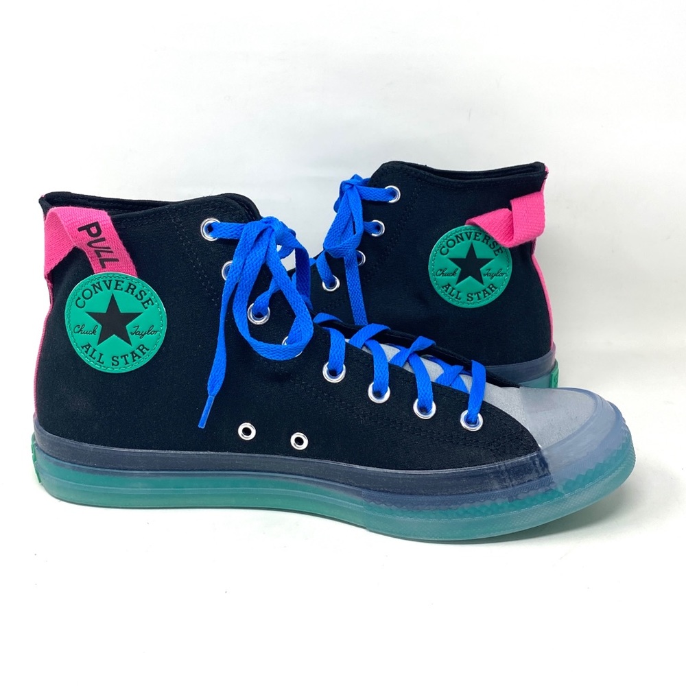 Converse 170138C Ctas High Top Black Blue Canvas Casual Shoes Mens Size Sneakers - Picture 4 of 8